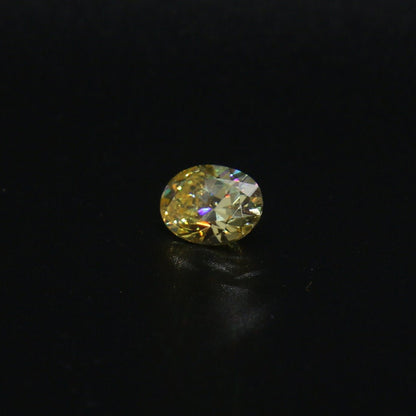 Canary Yellow Diamond Cubic Zirconia Faceting Rough for Gem Cutting - Various Sizes #BEGIN