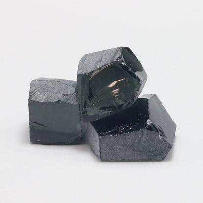 Nanosital Simulated Carbon Lab Created Faceting Rough for Gem Cutting - #A-4078 - Various Sizes #BEGIN