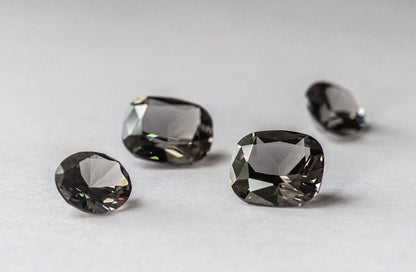 Nanosital Simulated Carbon Lab Created Faceting Rough for Gem Cutting - #A-4078 - Various Sizes #BEGIN