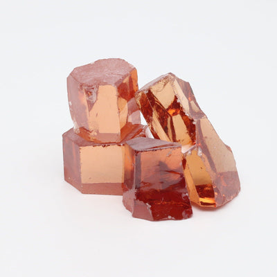 Champagne Cubic Zirconia Faceting Rough for Gem Cutting - Various Sizes #BEGIN