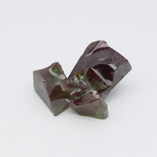 Christmas Garnet YAG Cr3+:YAG Faceting Rough for Gem Cutting - Various Sizes #BEGIN
