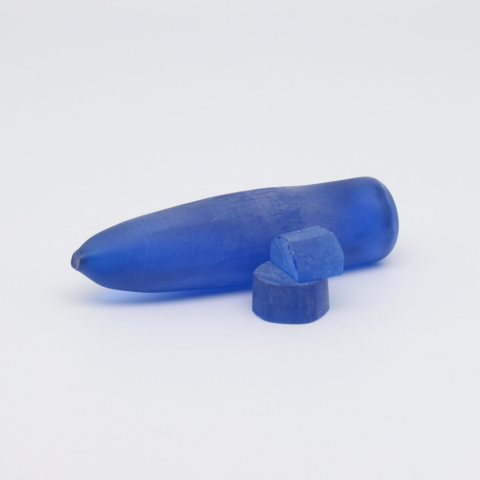 Cobalt Blue #114-Djeva Lab Created Spinel Faceting Rough for Gem Cutting - Various Sizes #BEGIN