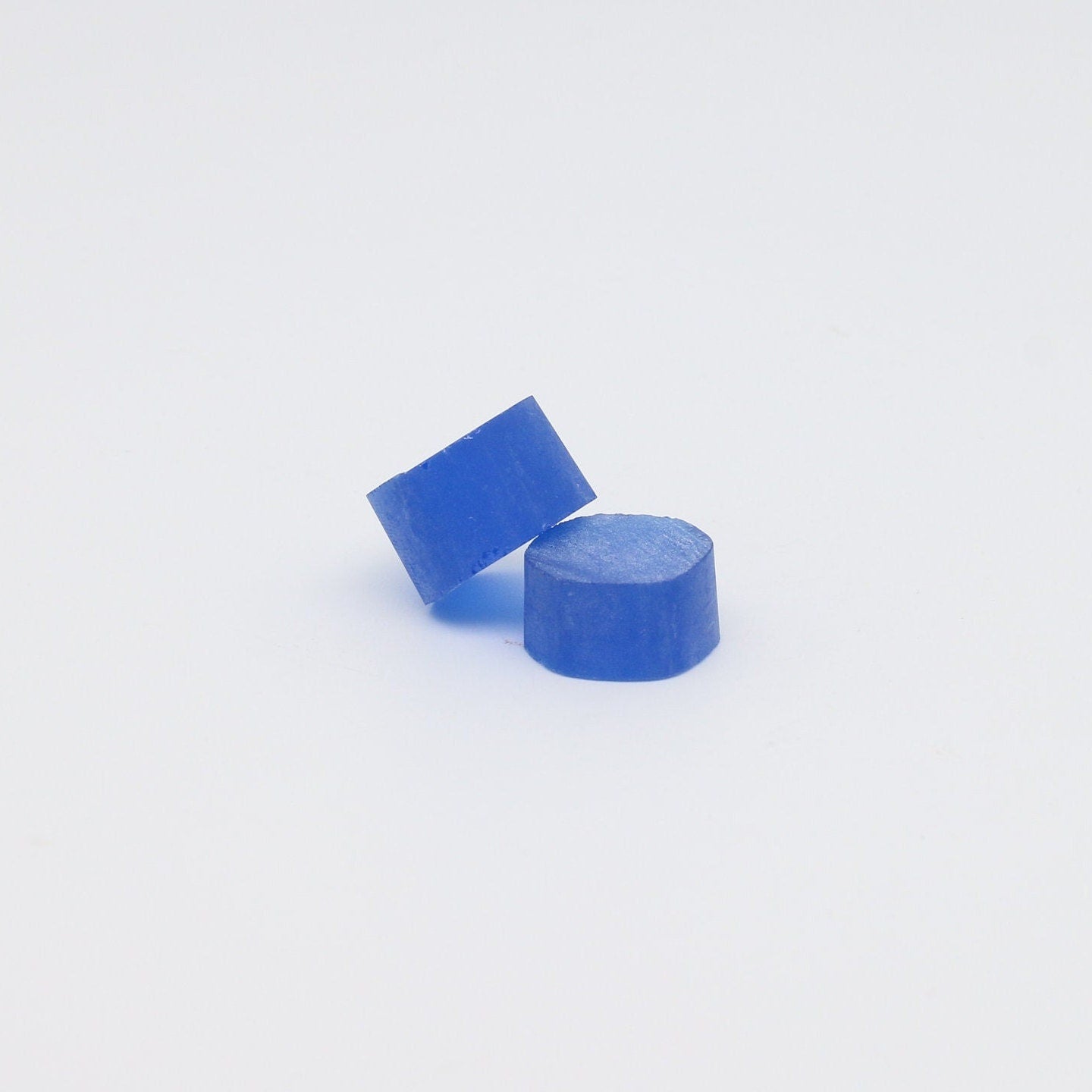 Cobalt Blue #114-Djeva Lab Created Spinel Faceting Rough for Gem Cutting - Various Sizes #BEGIN