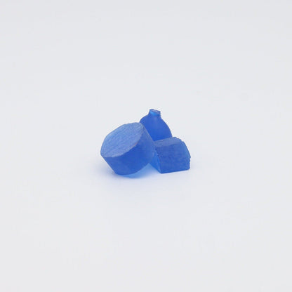 Cobalt Blue #114-Djeva Lab Created Spinel Faceting Rough for Gem Cutting - Various Sizes #BEGIN