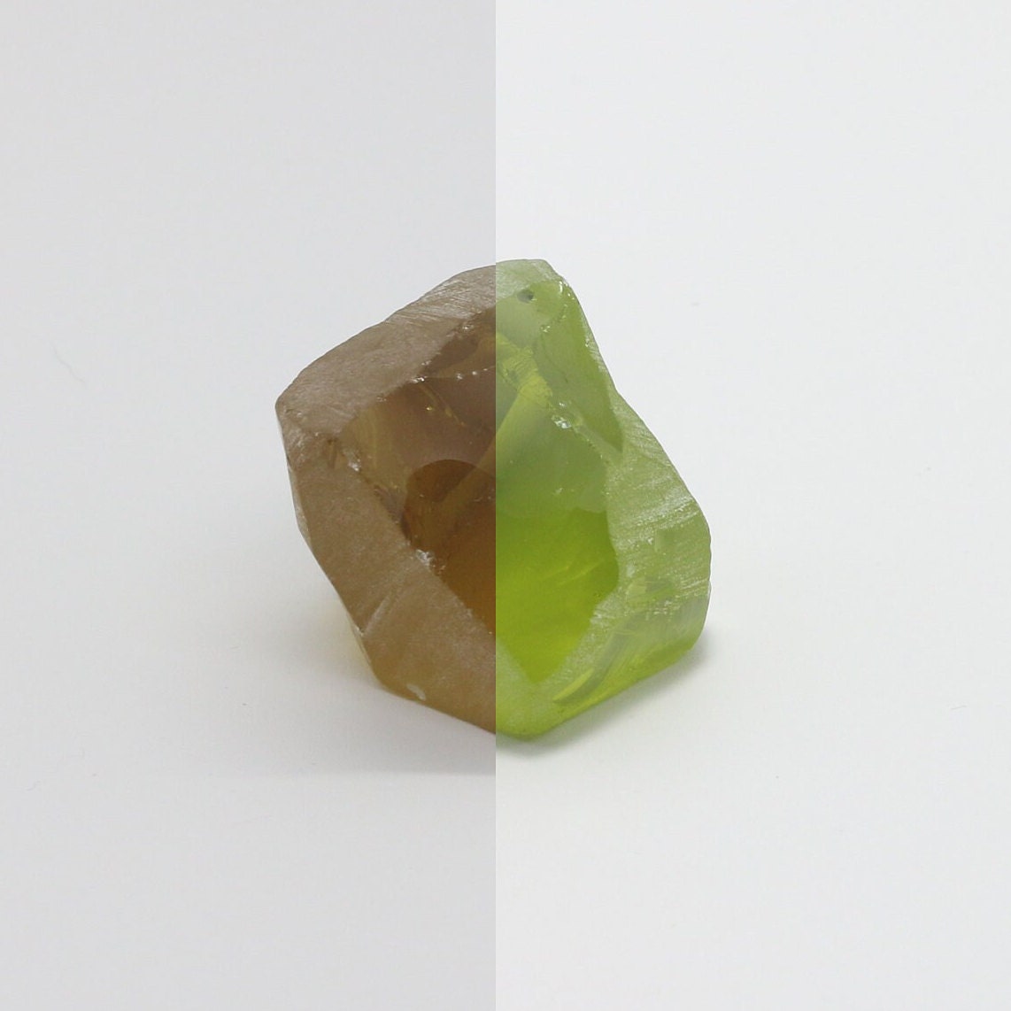 Nanosital Simulated Color Changing Lab Created Faceting Rough for Gem Cutting - #139 - Various Sizes #BEGIN