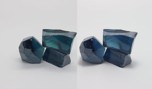 Nanosital Simulated Color Changing Lab Created Faceting Rough for Gem Cutting - #B-3113 - Various Sizes #BEGIN