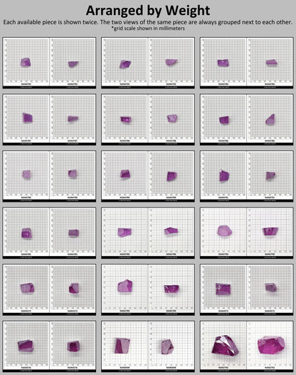 Nanosital Simulated Color Changing Lab Created Faceting Rough for Gem Cutting - #115 - Various Sizes : #BEGIN