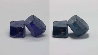 Nanosital Simulated Color Changing Lab Created Faceting Rough for Gem Cutting - #E-212 - Various Sizes #BEGIN