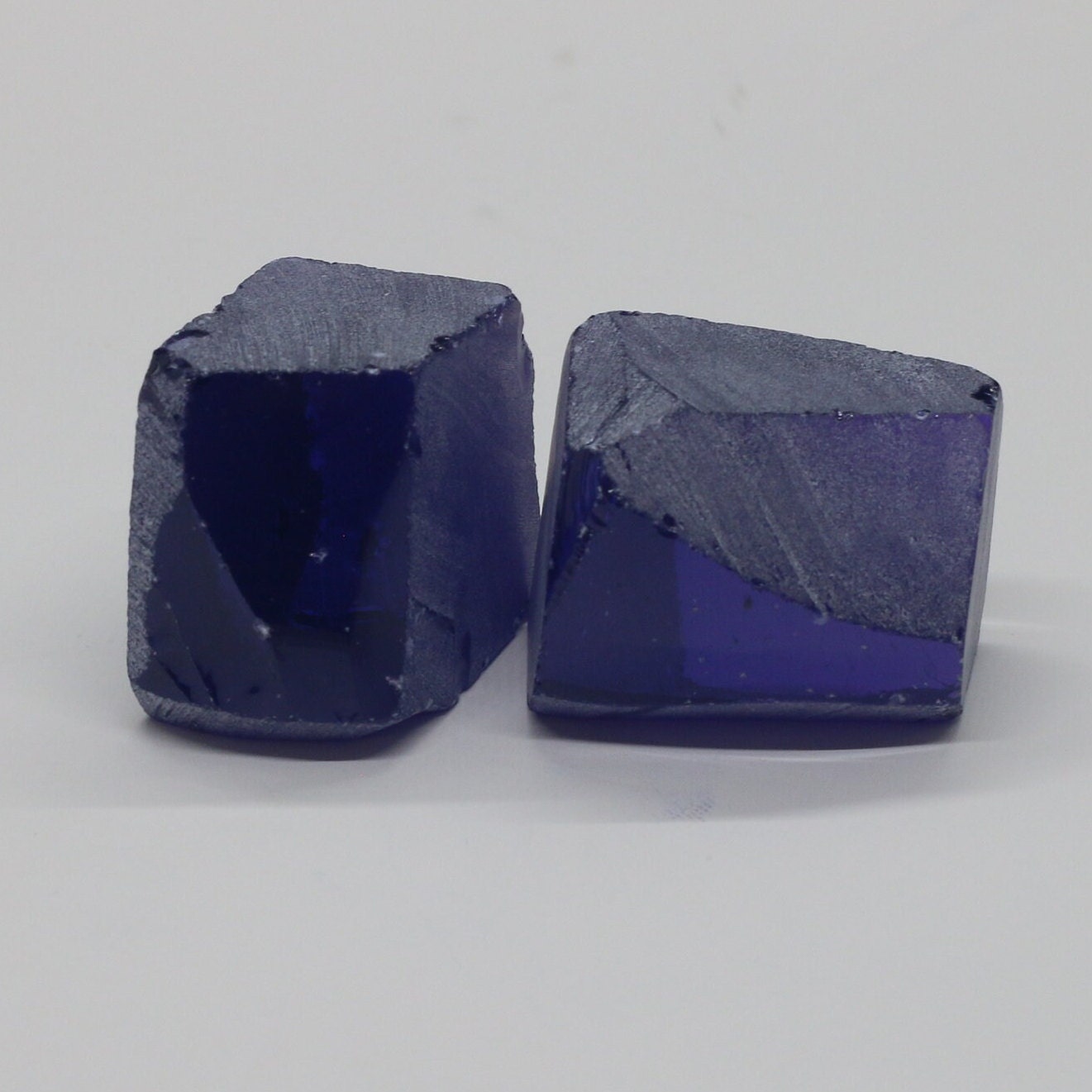 Nanosital Simulated Color Changing Lab Created Faceting Rough for Gem Cutting - #E-212 - Various Sizes #BEGIN
