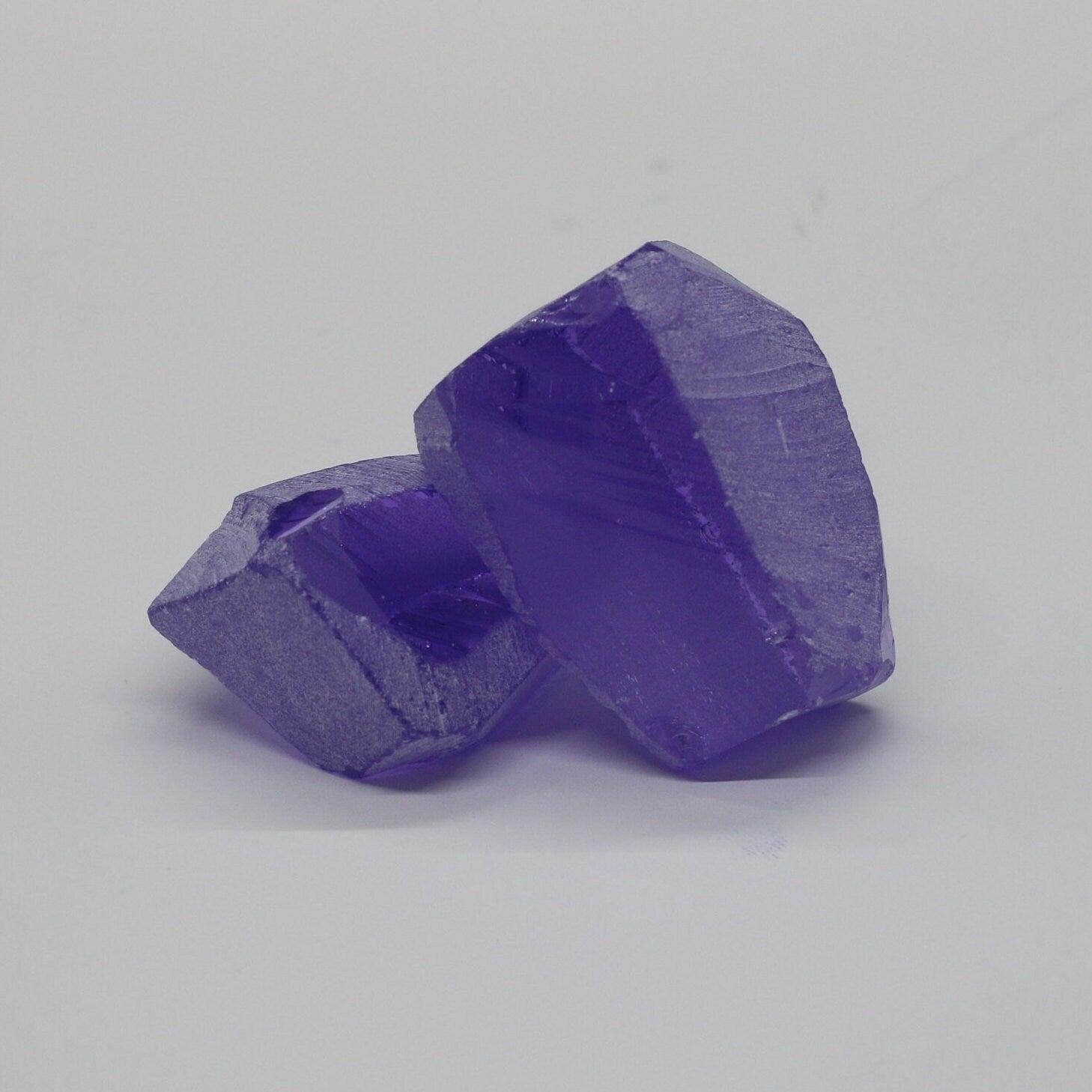 Nanosital Simulated Color Changing Lab Created Faceting Rough for Gem Cutting - #E-260 - Various Sizes #BEGIN