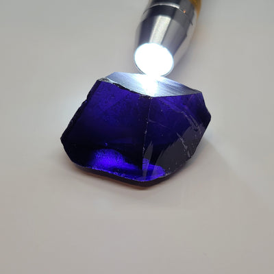 Nanosital Simulated Color Changing Lab Created Faceting Rough for Gem Cutting - #E-116 - Various Sizes #BEGIN