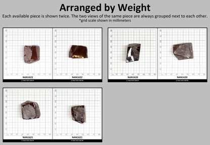 Nanosital Simulated Color Changing Lab Created Faceting Rough for Gem Cutting - #B-1298 - Various Sizes #BEGIN