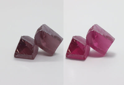 Nanosital Simulated Color Changing Lab Created Faceting Rough for Gem Cutting - #69 - Various Sizes #BEGIN