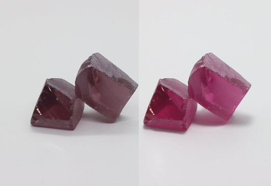 Nanosital Simulated Color Changing Lab Created Faceting Rough for Gem Cutting - #69 - Various Sizes #BEGIN