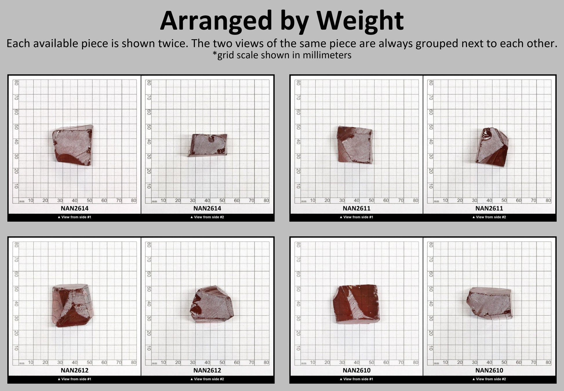 Nanosital Simulated Color Changing Lab Created Faceting Rough for Gem Cutting - #69 - Various Sizes #BEGIN