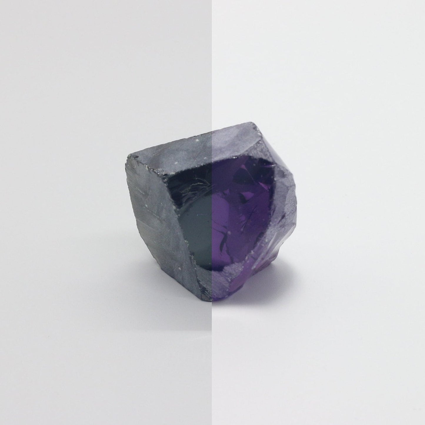 Nanosital Simulated Color Changing Lab Created Faceting Rough for Gem Cutting - #A-2708 - Various Sizes #BEGIN