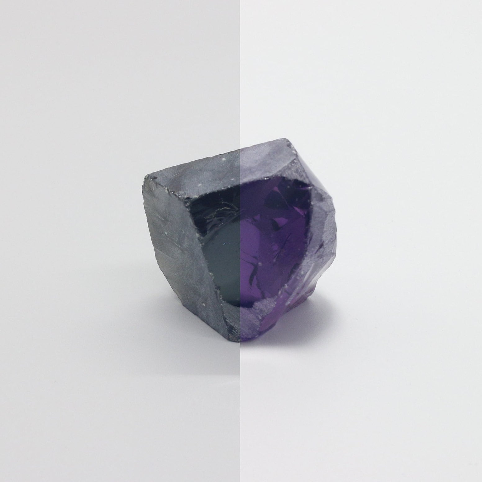 Nanosital Simulated Color Changing Lab Created Faceting Rough for Gem Cutting - #A-2708 - Various Sizes #BEGIN