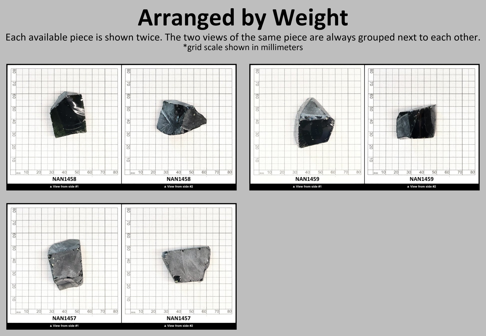 Nanosital Simulated Color Changing Lab Created Faceting Rough for Gem Cutting - #A-2708 - Various Sizes #BEGIN