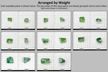 Nanosital Simulated Color Changing Lab Created Faceting Rough for Gem Cutting - #205 - Various Sizes #BEGIN