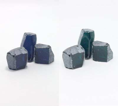 Nanosital Simulated Color Changing Lab Created Faceting Rough for Gem Cutting - #E-158 - Various Sizes #BEGIN