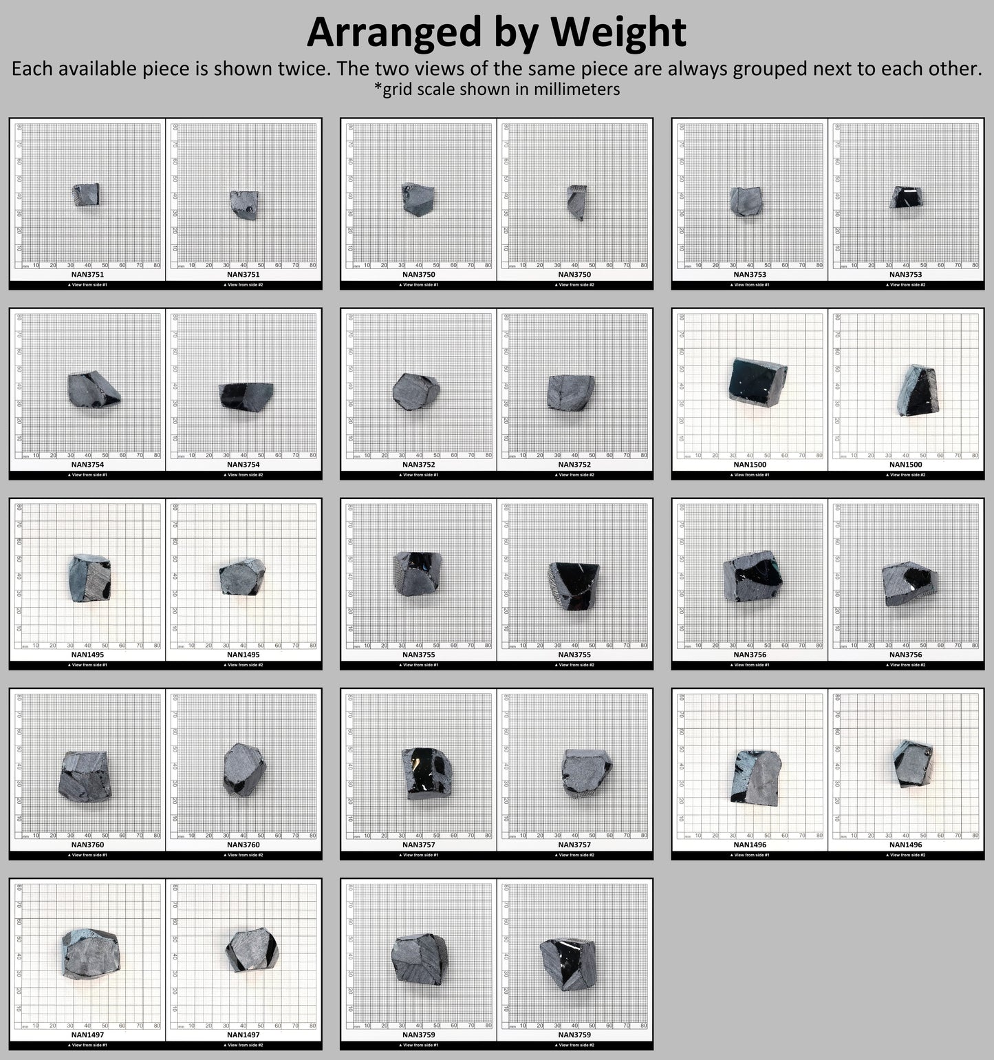 Nanosital Simulated Color Changing Lab Created Faceting Rough for Gem Cutting - #E-158 - Various Sizes #BEGIN