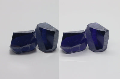 Nanosital Simulated Color Changing Lab Created Faceting Rough for Gem Cutting - #E-117 - Various Sizes #BEGIN