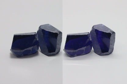 Nanosital Simulated Color Changing Lab Created Faceting Rough for Gem Cutting - #E-117 - Various Sizes #BEGIN