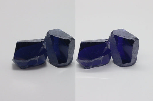 Nanosital Simulated Color Changing Lab Created Faceting Rough for Gem Cutting - #E-117 - Various Sizes #BEGIN