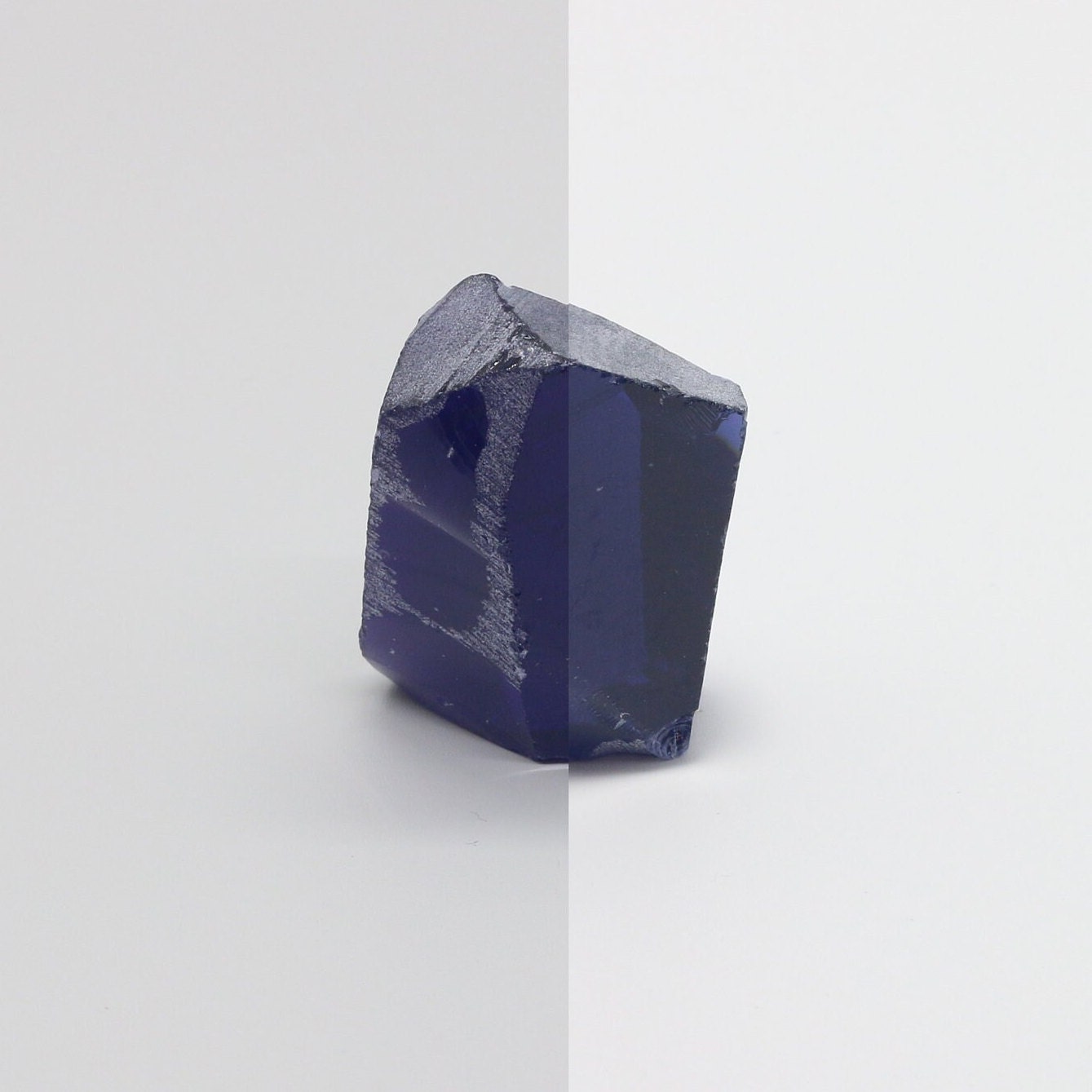 Nanosital Simulated Color Changing Lab Created Faceting Rough for Gem Cutting - #E-117 - Various Sizes #BEGIN