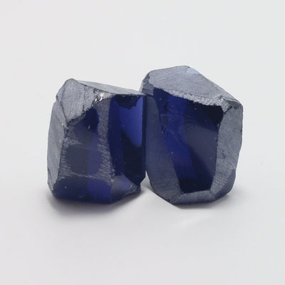 Nanosital Simulated Color Changing Lab Created Faceting Rough for Gem Cutting - #E-117 - Various Sizes #BEGIN