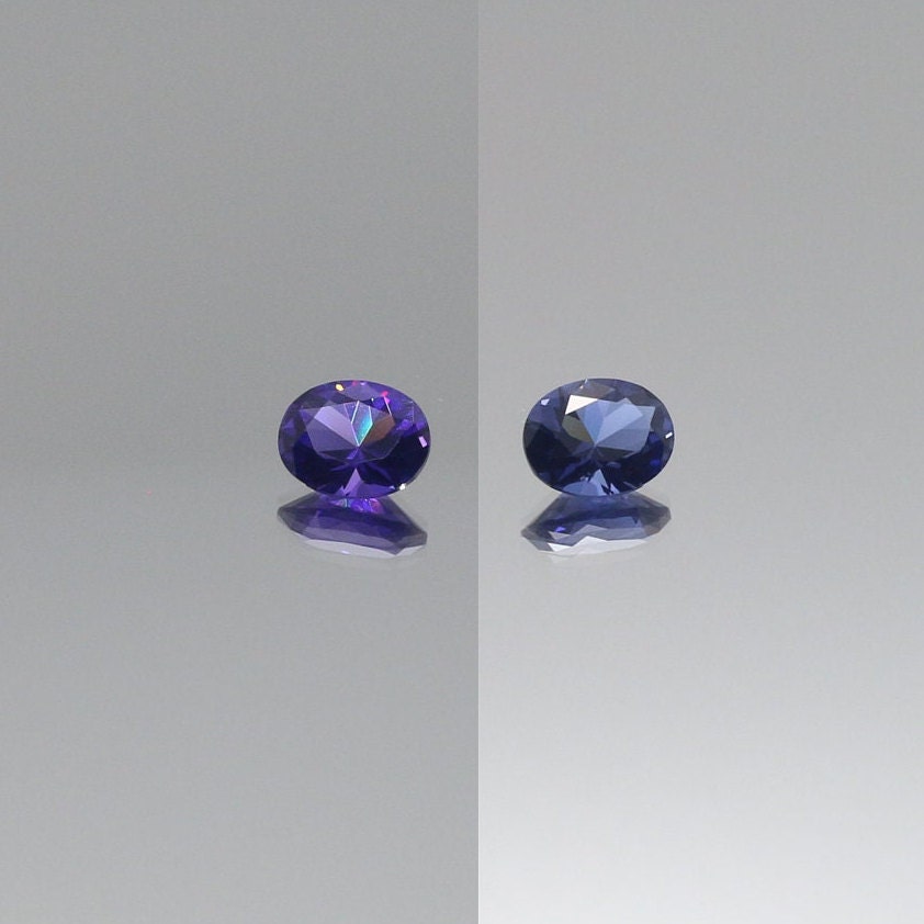 Nanosital Simulated Color Changing Lab Created Faceting Rough for Gem Cutting - #E-117 - Various Sizes #BEGIN