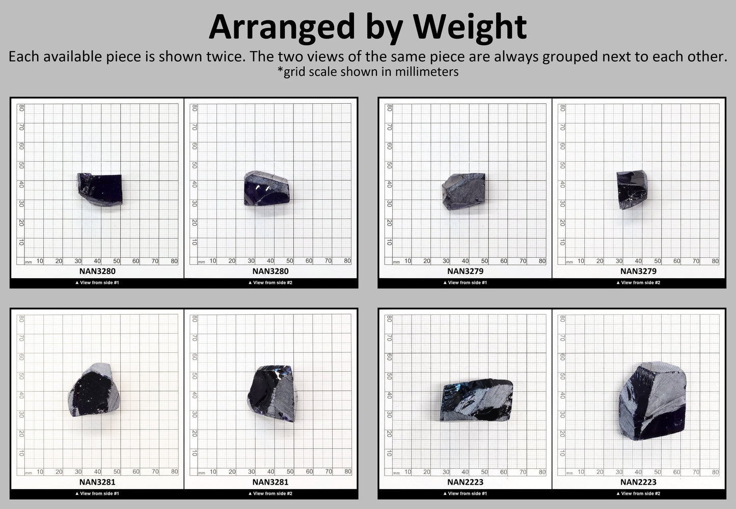 Nanosital Simulated Color Changing Lab Created Faceting Rough for Gem Cutting - #E-117 - Various Sizes #BEGIN