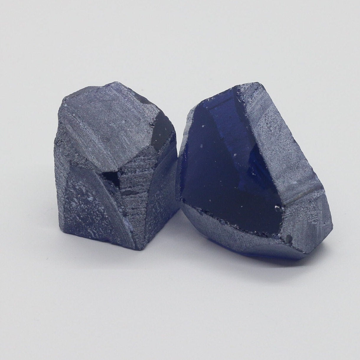 Nanosital Simulated Color Changing Lab Created Faceting Rough for Gem Cutting - #E-211 - Various Sizes #BEGIN