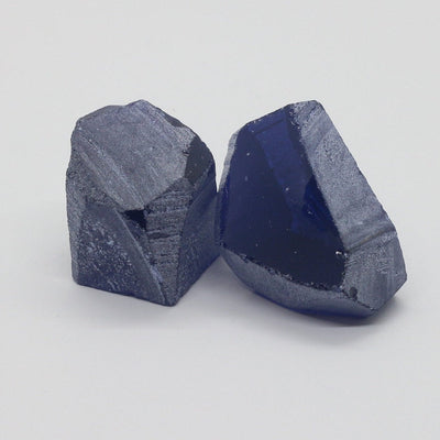 Nanosital Simulated Color Changing Lab Created Faceting Rough for Gem Cutting - #E-211 - Various Sizes #BEGIN
