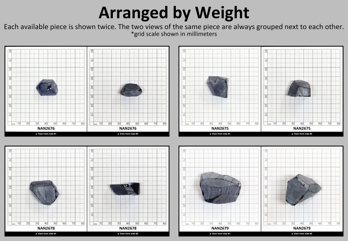 Nanosital Simulated Color Changing Lab Created Faceting Rough for Gem Cutting - #E-211 - Various Sizes #BEGIN