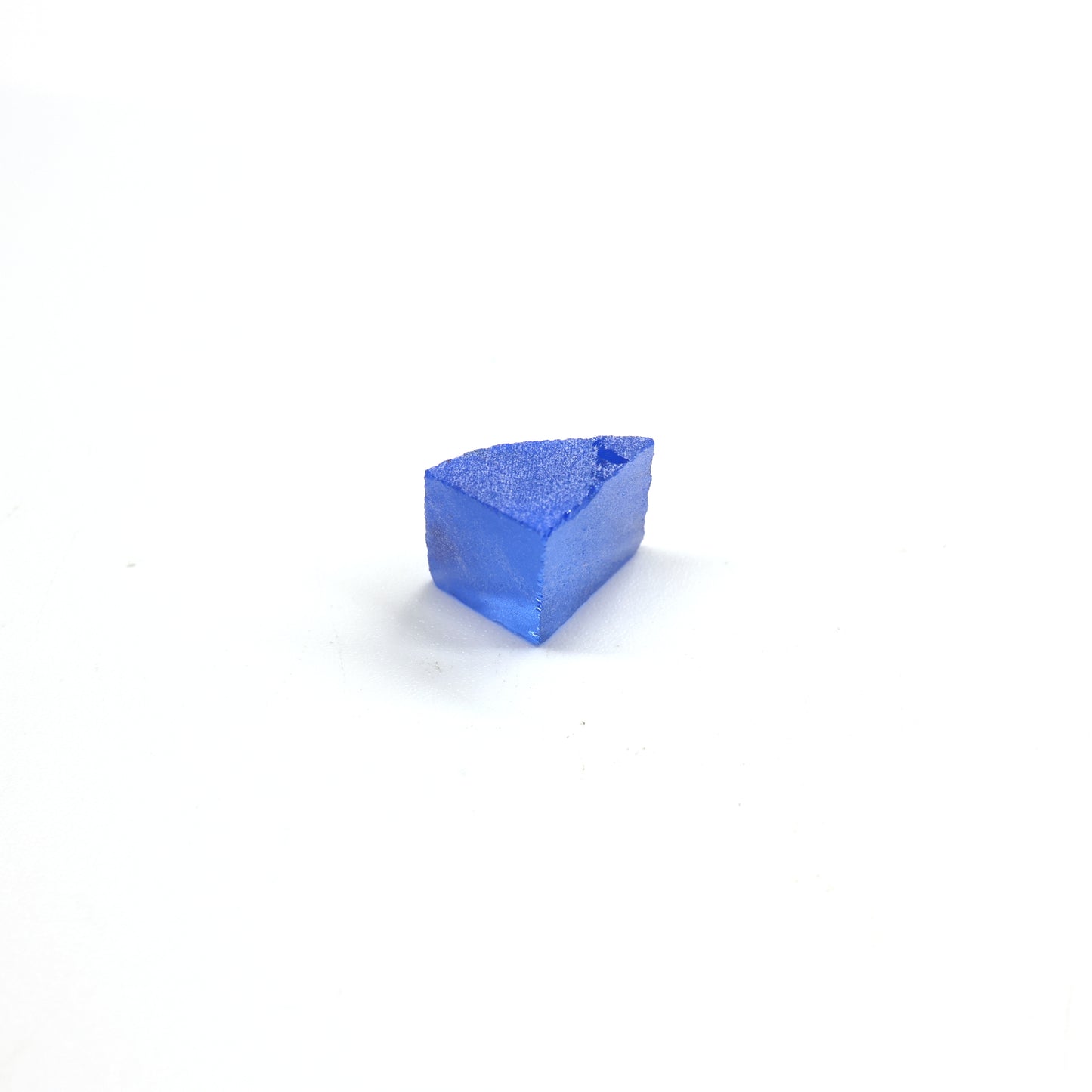 Lab-Created Cobalt Spinel – High-Clarity Neon Blue Rough Crystal