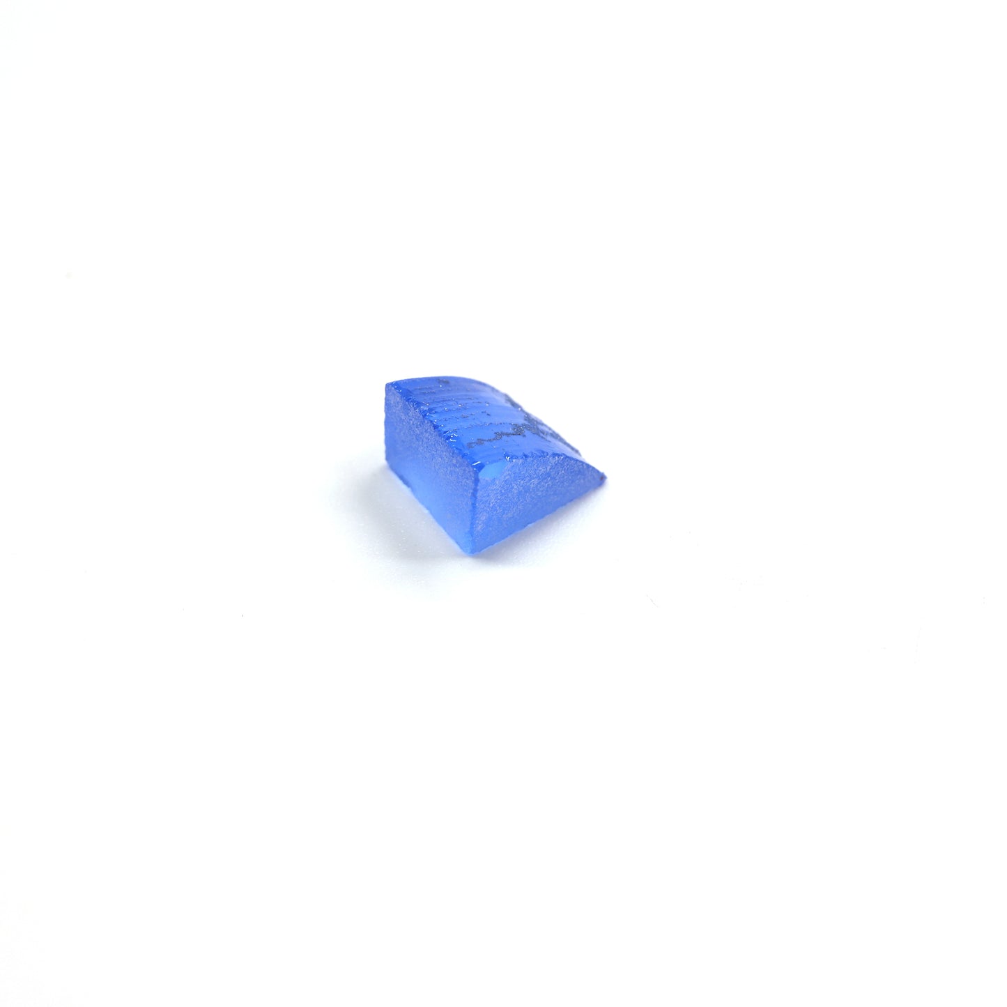 Lab-Created Cobalt Spinel – High-Clarity Neon Blue Rough Crystal