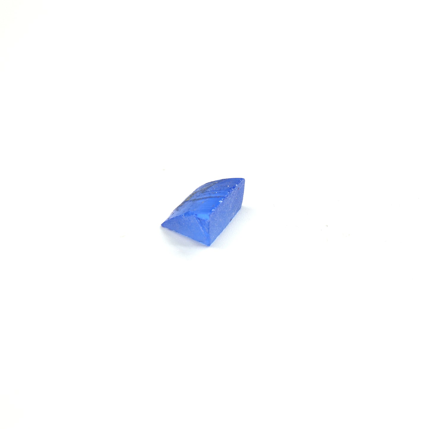 Lab-Created Cobalt Spinel – High-Clarity Neon Blue Rough Crystal