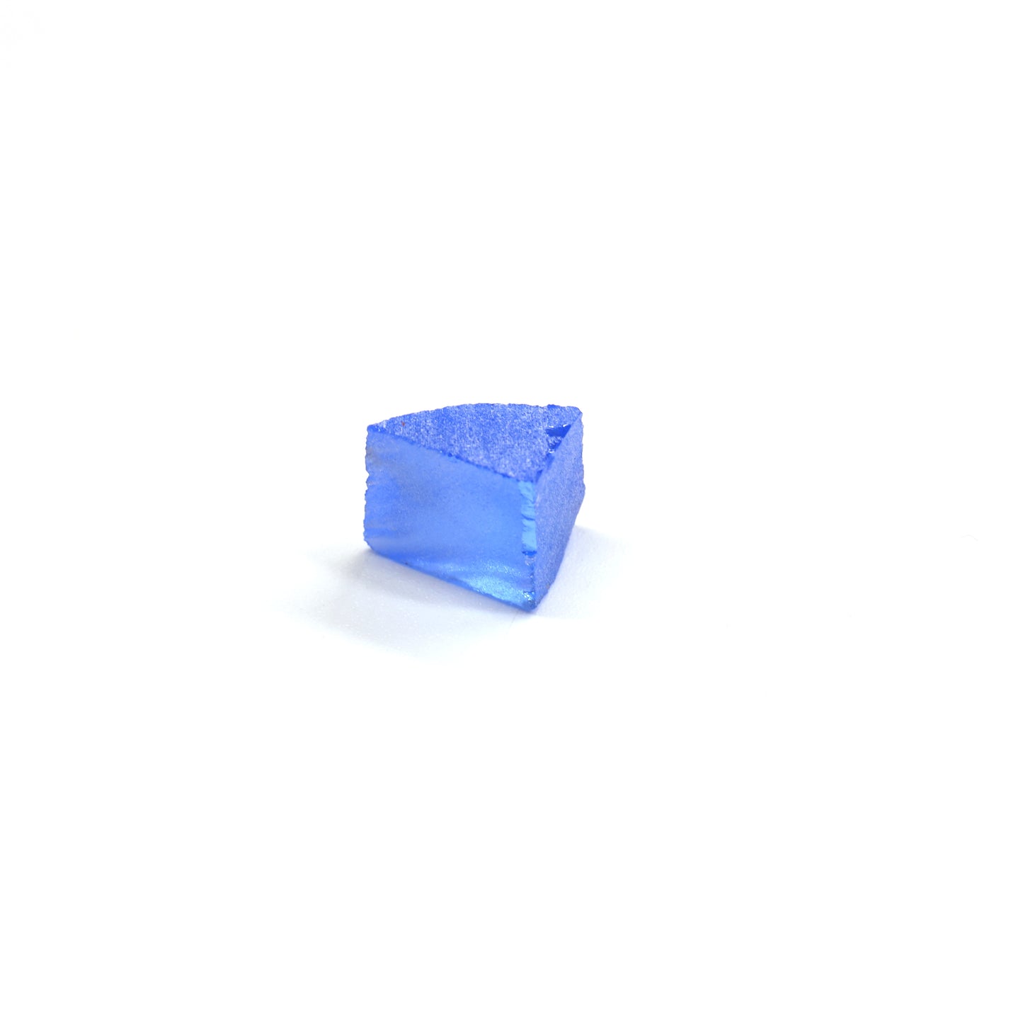 Lab-Created Cobalt Spinel – High-Clarity Neon Blue Rough Crystal