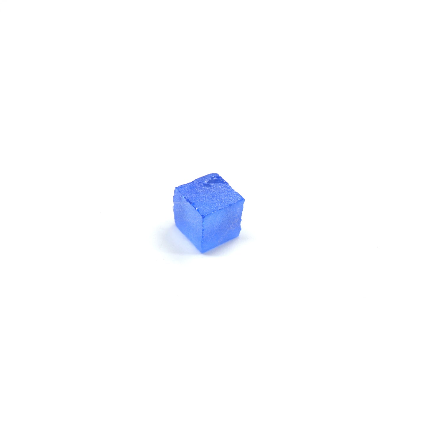 Lab-Created Cobalt Spinel – High-Clarity Neon Blue Rough Crystal