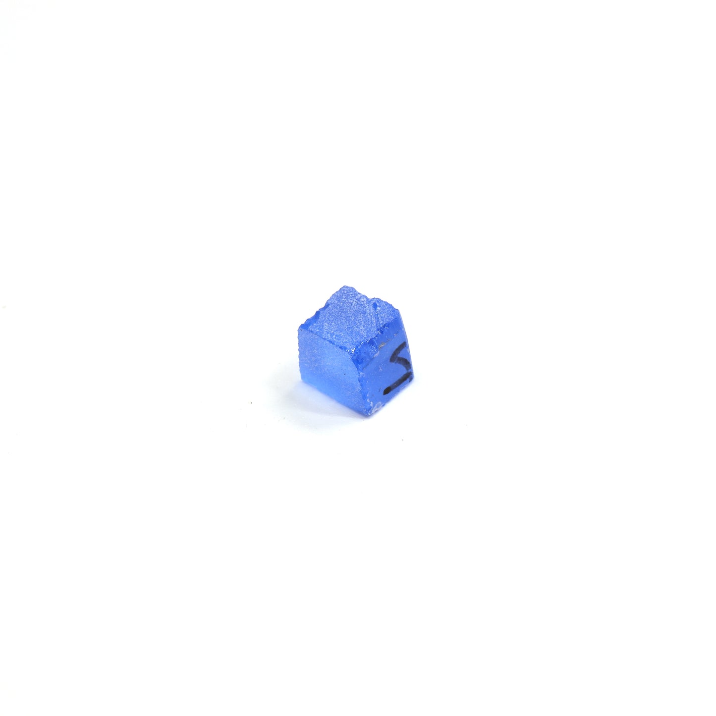 Lab-Created Cobalt Spinel – High-Clarity Neon Blue Rough Crystal