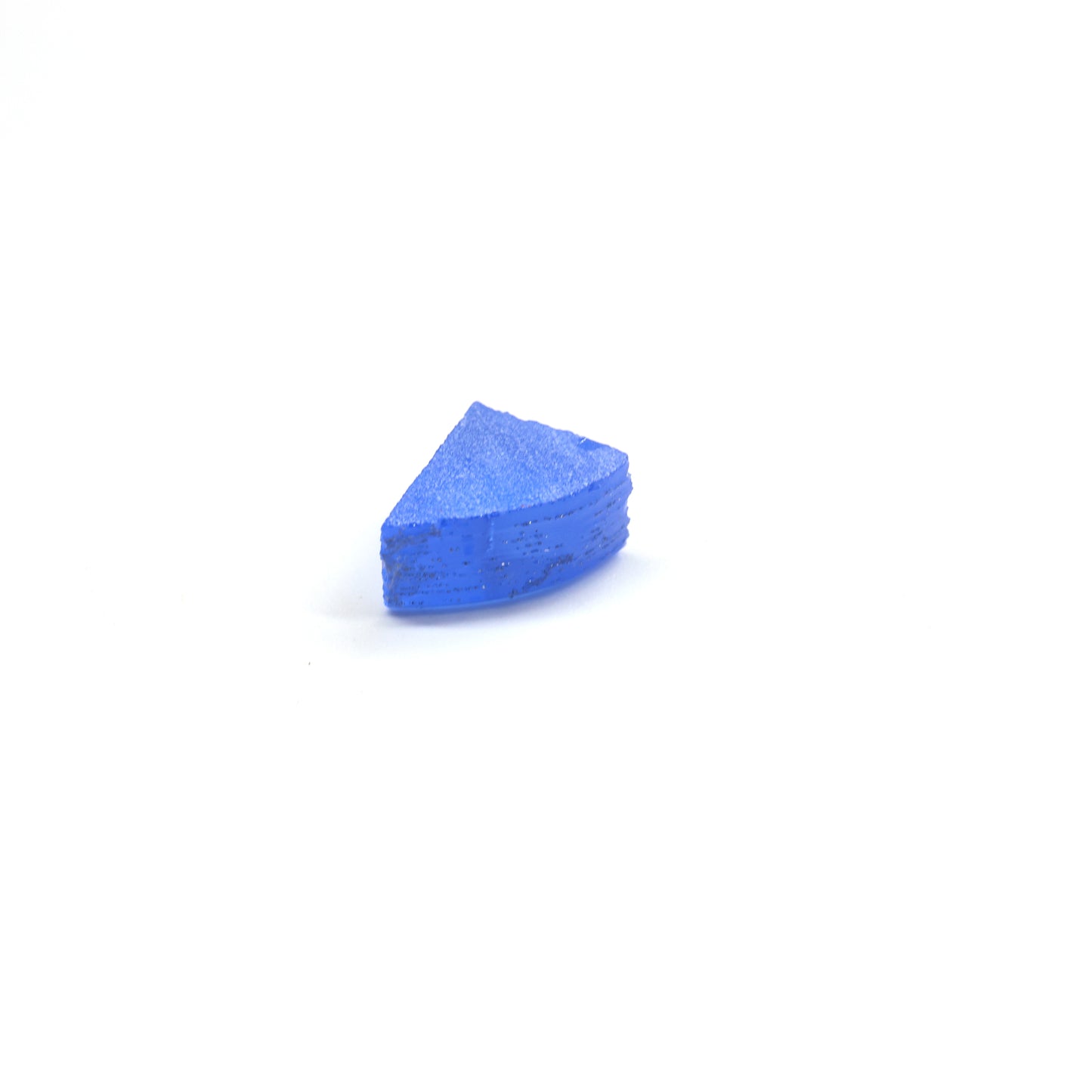 Lab-Created Cobalt Spinel – High-Clarity Neon Blue Rough Crystal