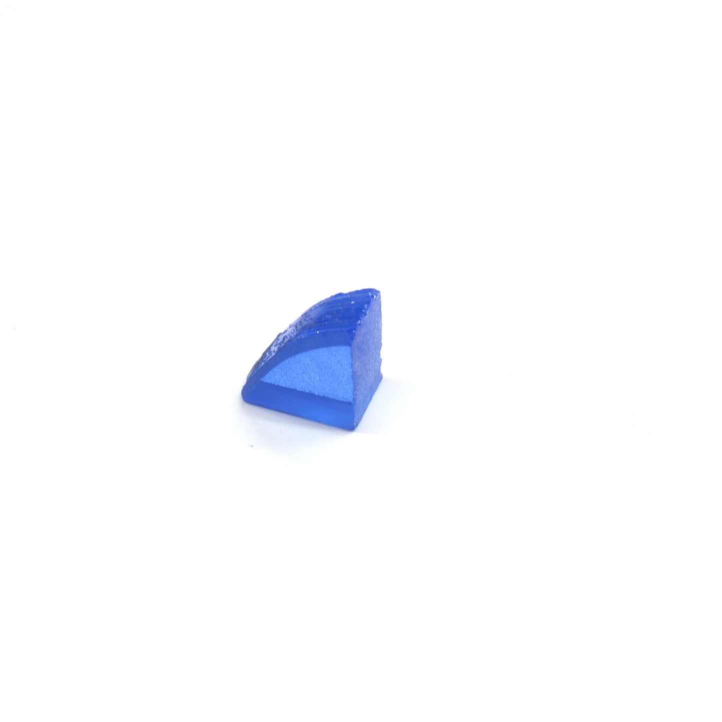 Lab-Created Cobalt Spinel – High-Clarity Neon Blue Rough Crystal