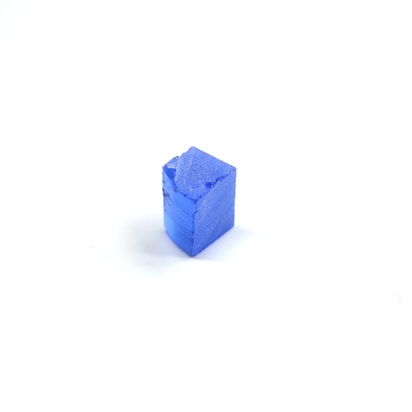 Lab-Created Cobalt Spinel – High-Clarity Neon Blue Rough Crystal
