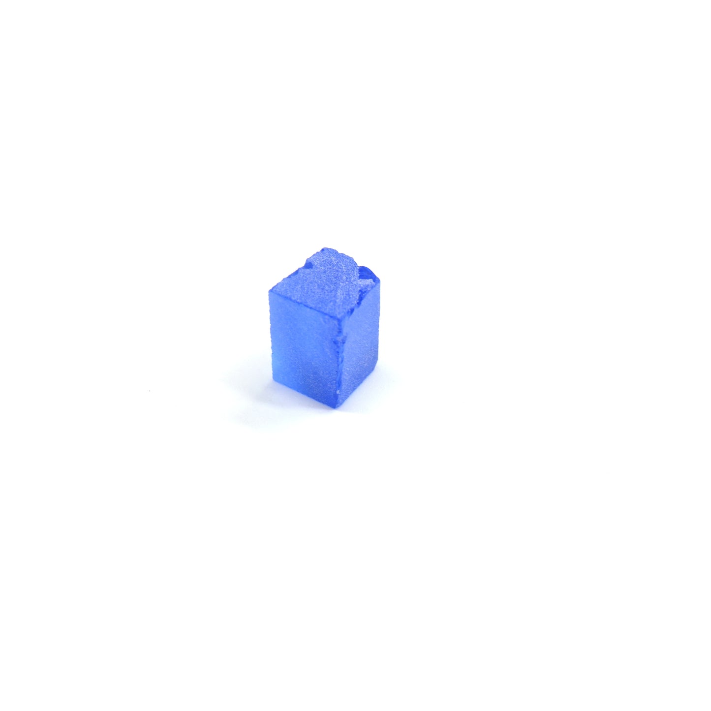 Lab-Created Cobalt Spinel – High-Clarity Neon Blue Rough Crystal