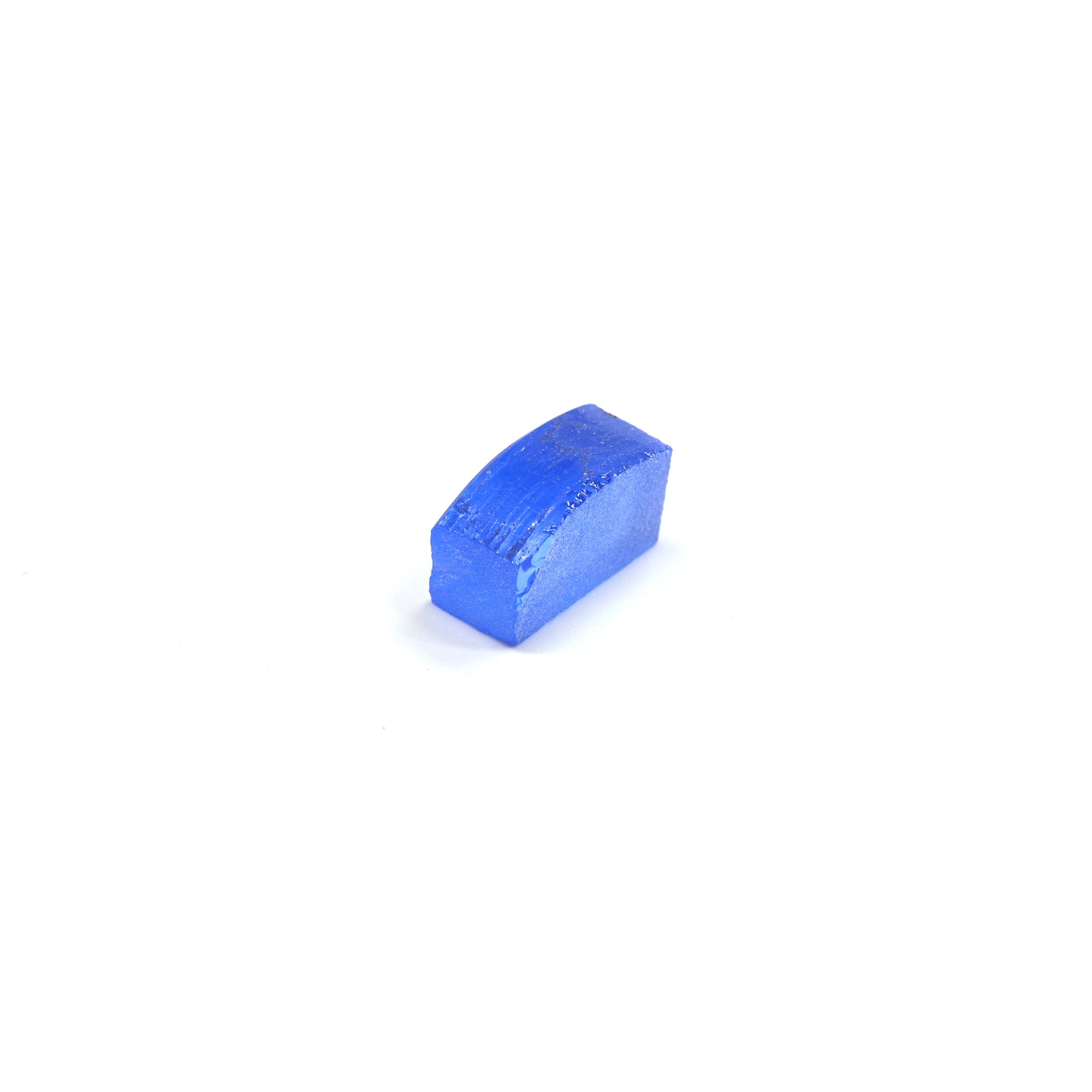 Lab-Created Cobalt Spinel – High-Clarity Neon Blue Rough Crystal
