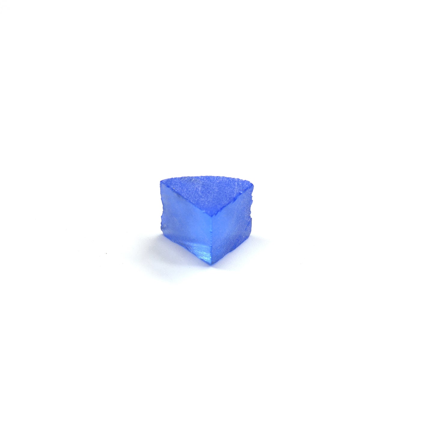 Lab-Created Cobalt Spinel – High-Clarity Neon Blue Rough Crystal