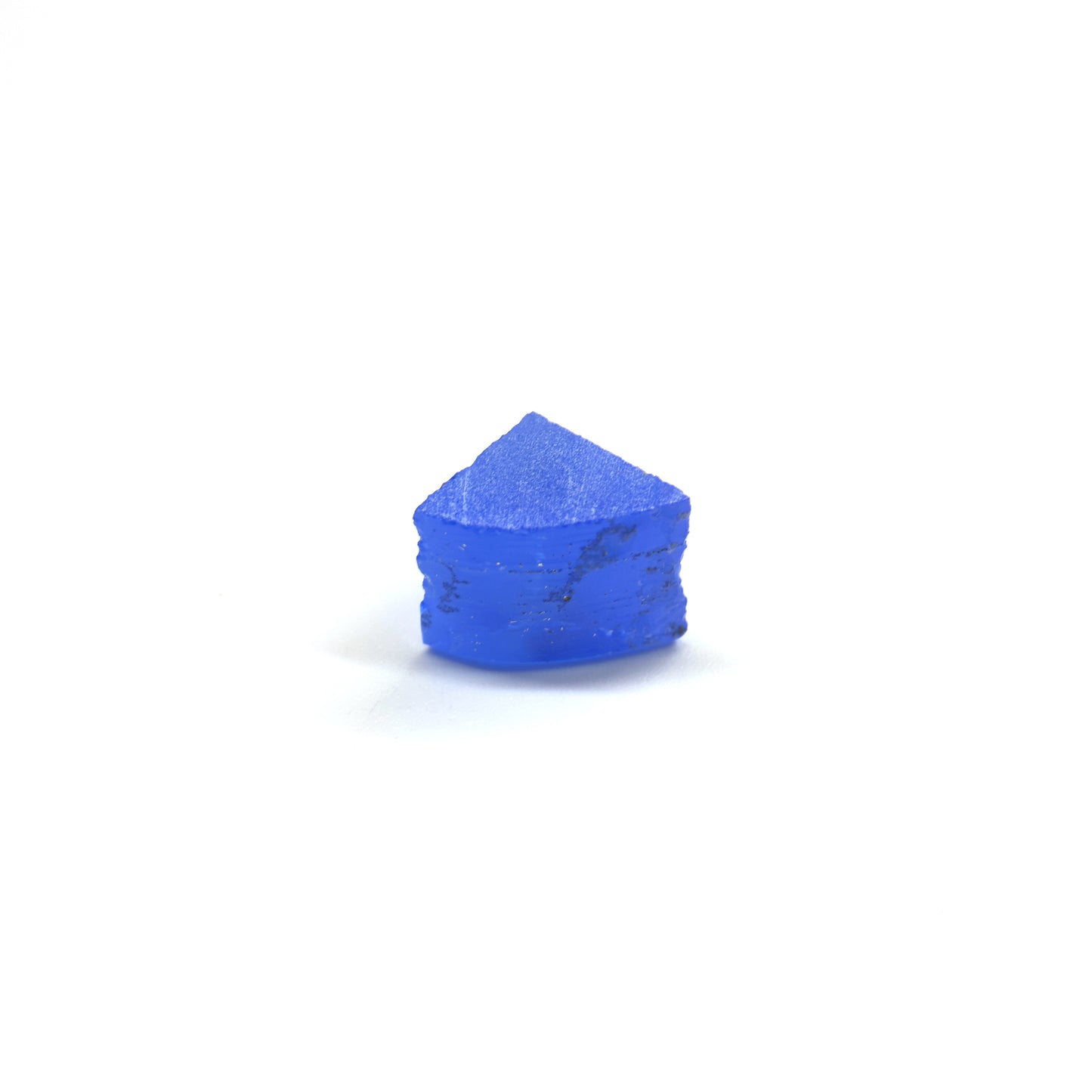 Lab-Created Cobalt Spinel – High-Clarity Neon Blue Rough Crystal