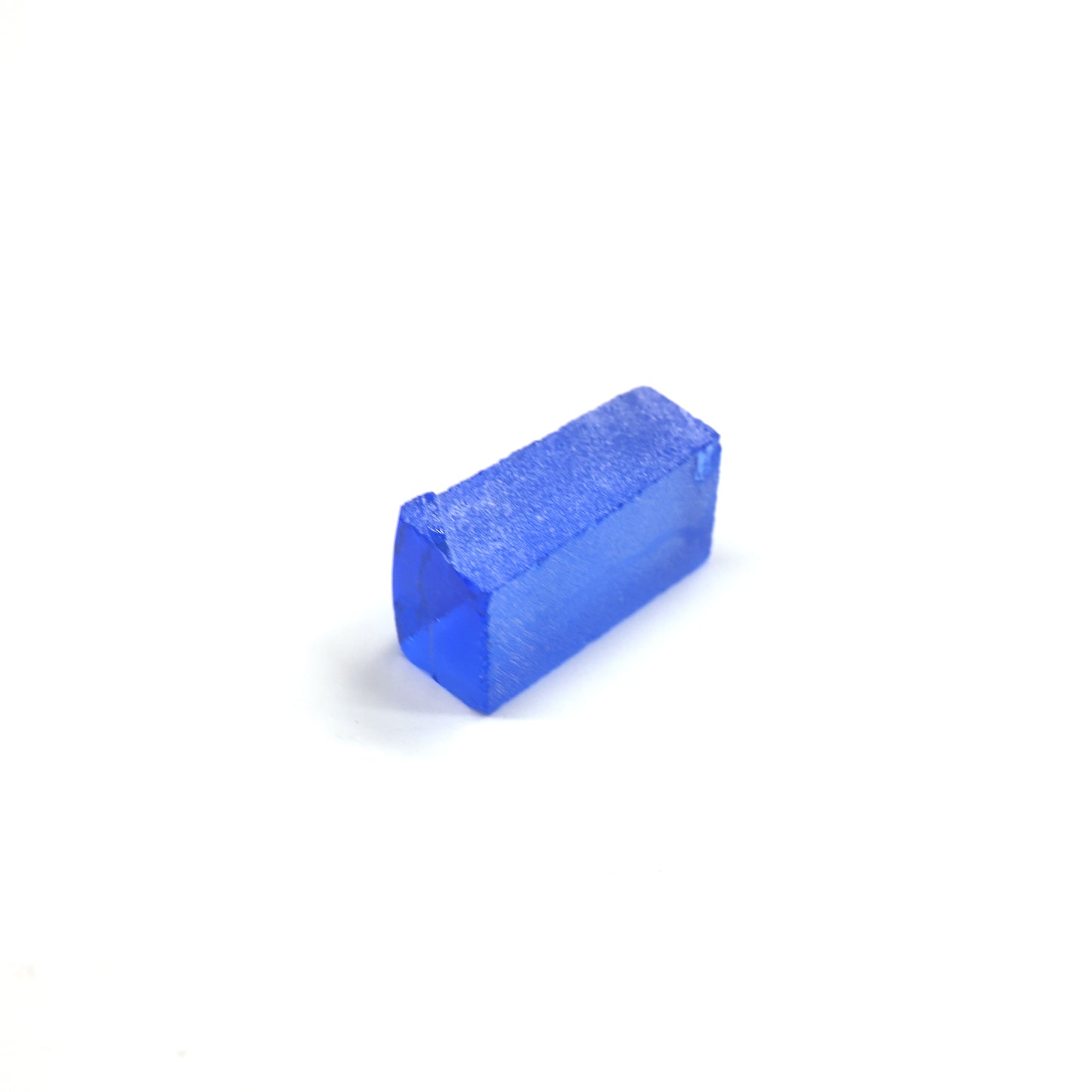 Lab-Created Cobalt Spinel – High-Clarity Neon Blue Rough Crystal