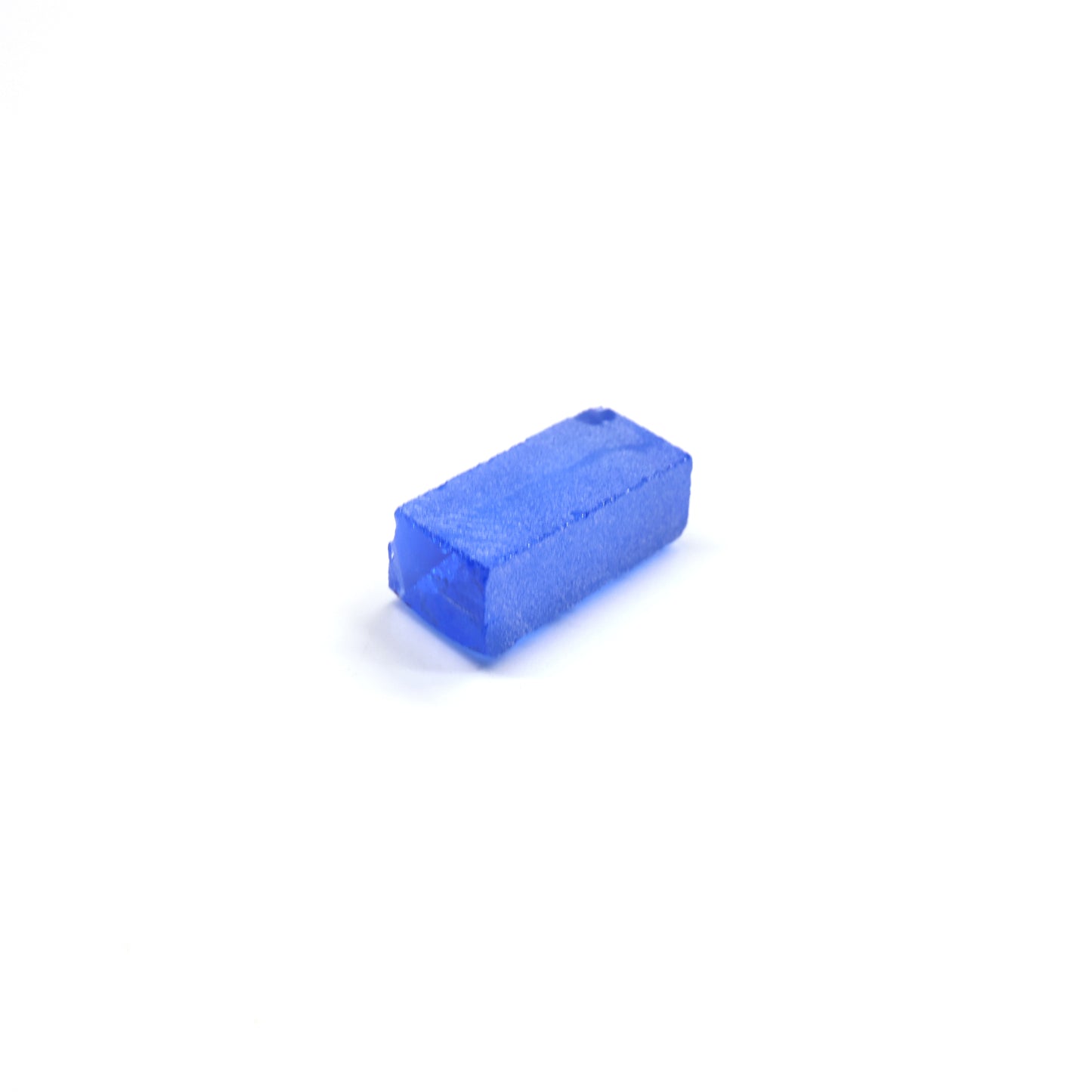 Lab-Created Cobalt Spinel – High-Clarity Neon Blue Rough Crystal